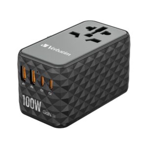 Adaptador universal de viagem GaN III 100 W UTA-06