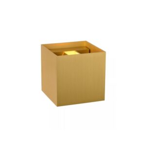 Aplique XIO Quadrado Dourado G9 4W 2700K 09217/04/02 Lucide