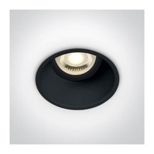 Downlight Redondo Preto GU10 50W 10105TG/P OneLight