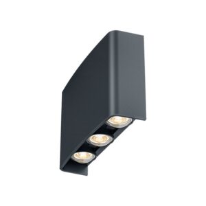 Aplique MIDI Preto LED 6W 3CCT 105401461 Dislamp