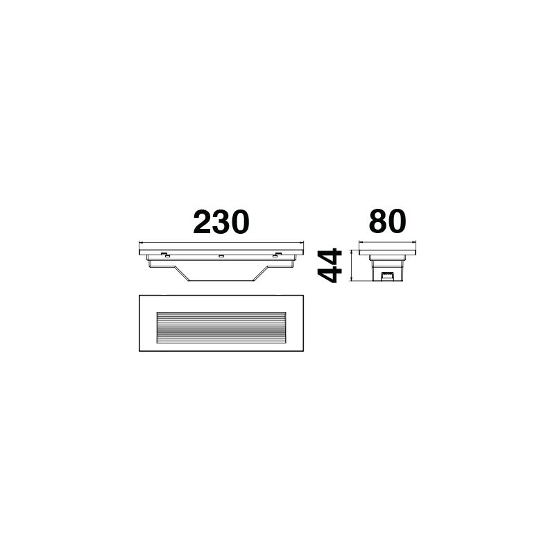 Aplique BEEN Branco LED 6W 3CCT 105416155 Dislamp - Image 3