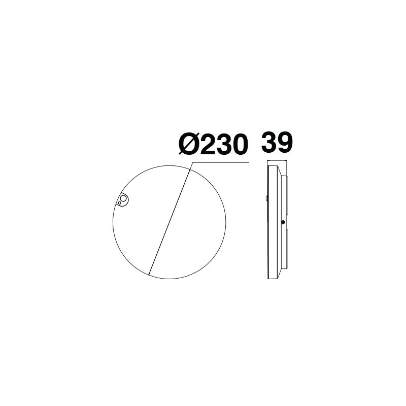 Plafon Fly Branco LED Selecionável(8W/12W/15W/18W) 5CCT c/ sensor 1065D2301 Dislamp - Image 3