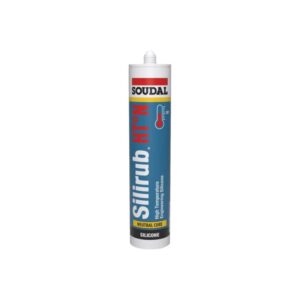 Selante de Silicone Resistente Ao Calor de Cura Neutra Preto Silirub HT-N 285°C Soudal