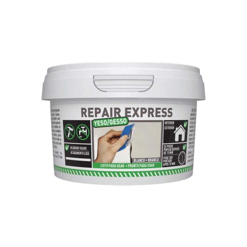 Massa Acrílica Branco extra 250ml Repair Express Gesso Soudal
