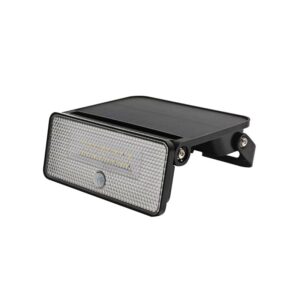 Iluminação Solar SUN Preta c/ sensor LED 8W 4000K IP54 37450021 Dislamp