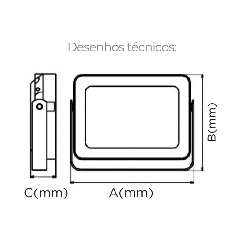 Projetor LED Exterior Start 50W 6400K IP65 Slighting - ESL0450WH - Image 2