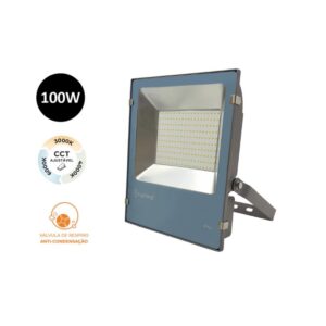 PROJETOR LED EXTERIOR 3CCT PRO 100W IP65 Slighting - ESL08100CCT