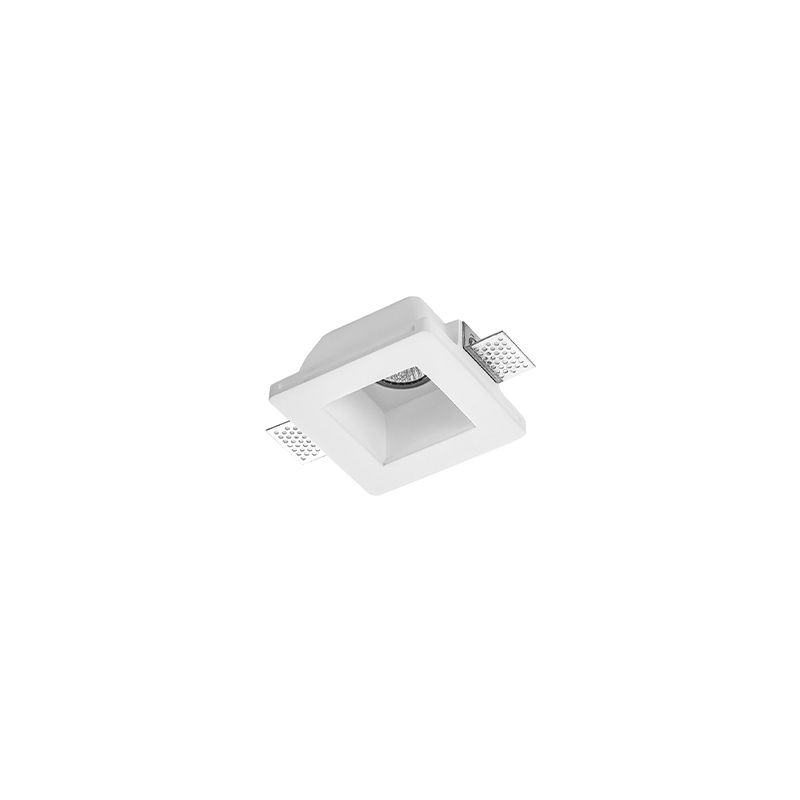 Downlight GIORGIA Quadrado ∅125×125mm Branco GU10 35W PF1005A Dislamp