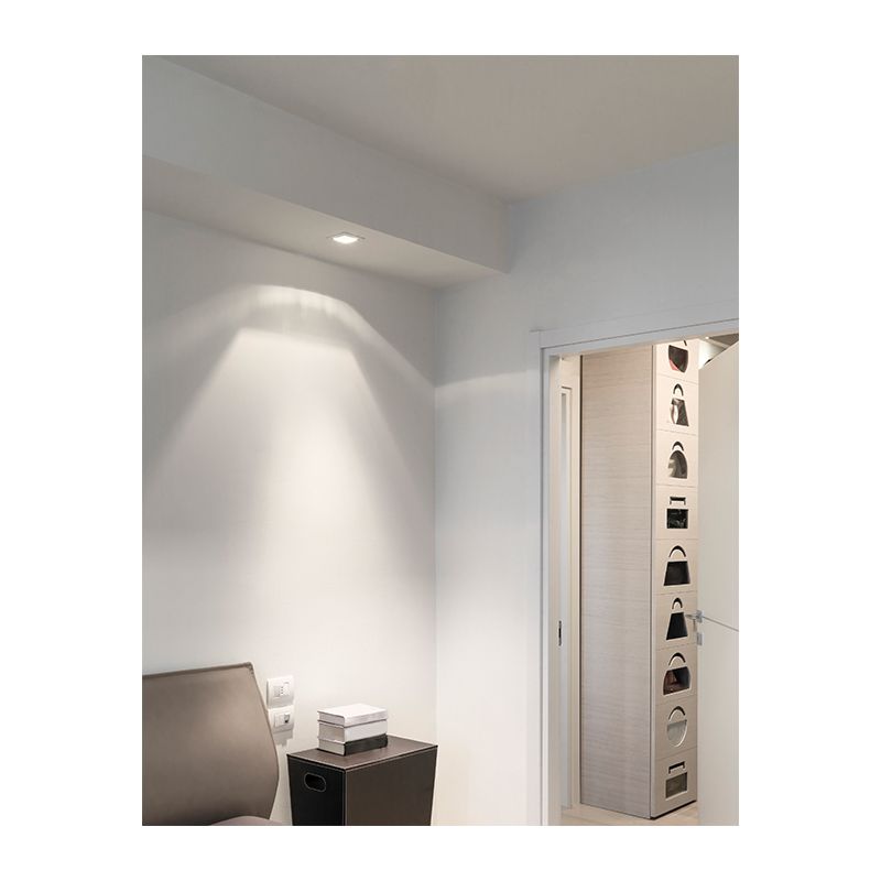 Downlight GIORGIA Quadrado ∅125×125mm Branco GU10 35W PF1005A Dislamp - Image 2