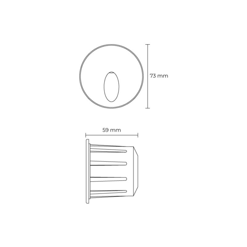 Aplique de Parede Led Aquila Cinza 3W 4000K Slighting - ESL7050CW-CZ - Image 2