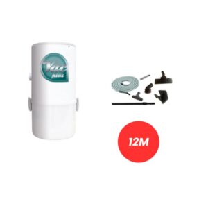 Central de Aspiração com Kit de Limpeza 12M Standard ou Top On/OFF VACPLUS TOP Aspilusa