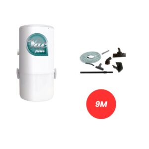 Central de Aspiração com Kit de Limpeza 9M Standard ou Top On/OFF VACPLUS STD-DI Aspilusa