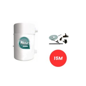 Central de Aspiração com Kit de Limpeza 15M Standard ou Top On/OFF VACPLUS STD-DS Aspilusa