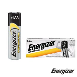 Caixa de 10 Pilhas Alcalinas LR6/AA 1.5V Industrial ENERGIZER