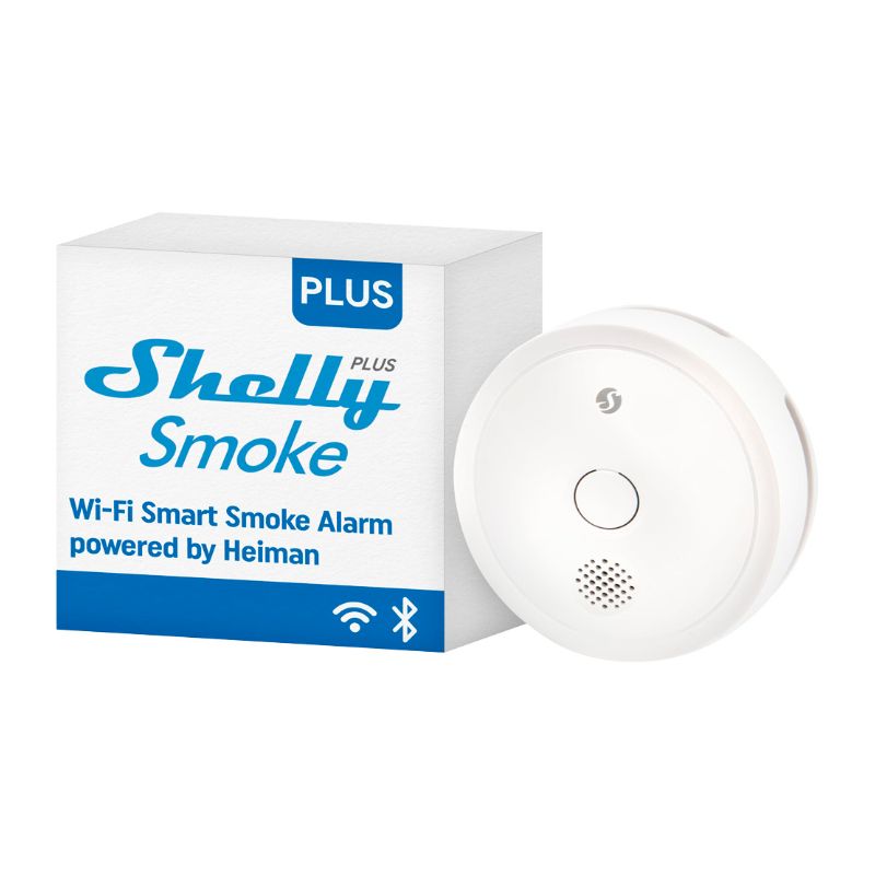 Alarme Detetor de Fumo Inteligente Shelly Plus Smoke Alarm