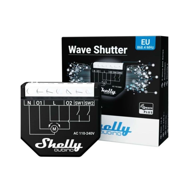 Controlo Remoto de Persianas Inteligentes Z-wave Qubino Shelly Wave Shutter - Image 2