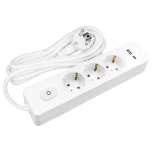 Bloco de Tomadas 3x1.5MM/3M/3N com USB A+C