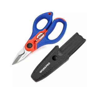 Tesoura de Eletricista 167x80x28mm WorkPro