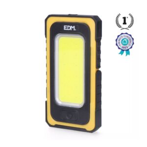 Linterna SOLAR FORCE COB LED, recargable, con gancho e imán, 10W 750lm