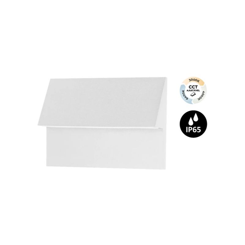 Aplique de Parede Led Doris Branco 3W 3CCT Slighting - ESL7053CCT-BR