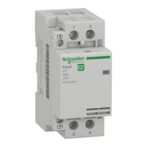 Contactor CT, 2P, 40A, 2NA, 230V, 50Hz Easy9 Schneider - EZ9C32240
