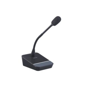 Microfone Condensador Eletrostático Unidirecional Cardioide de Mesa Fonestar - MICSET-C32LED