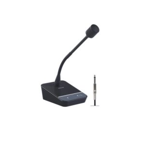 Microfone Dinâmico Unidirecional Cardioide de Mesa Fonestar - MICSET-D32J