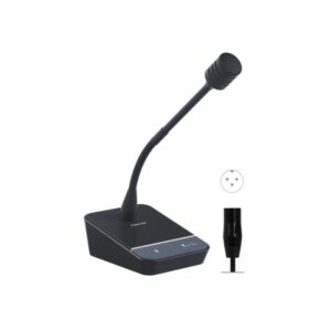 Microfone Dinâmico Unidirecional Cardioide de Mesa Fonestar - MICSET-D32XLR