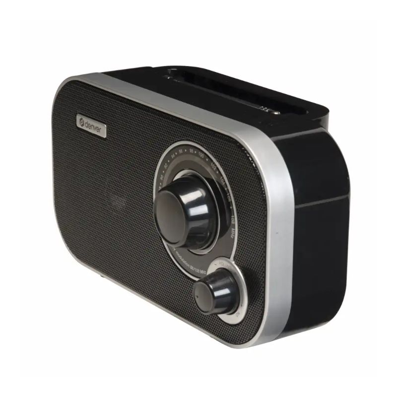 Rádio FM Portátil Preto Denver - TR-51B - Image 4