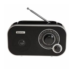 Rádio FM Portátil Preto Denver - TR-51B