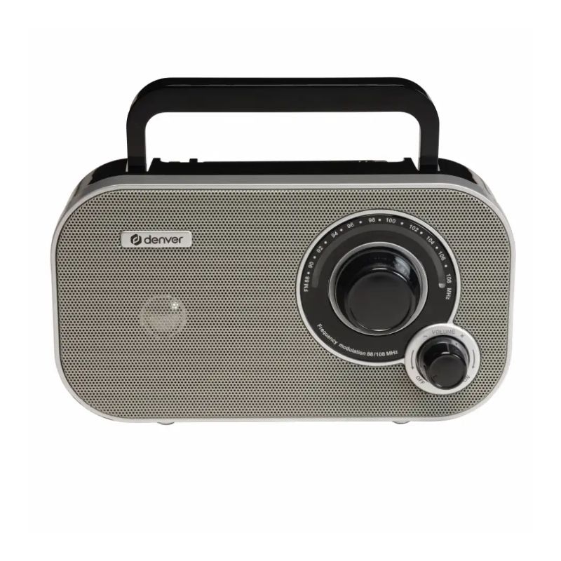 Rádio FM Portátil Cinzento Denver - TR-51GR - Image 2