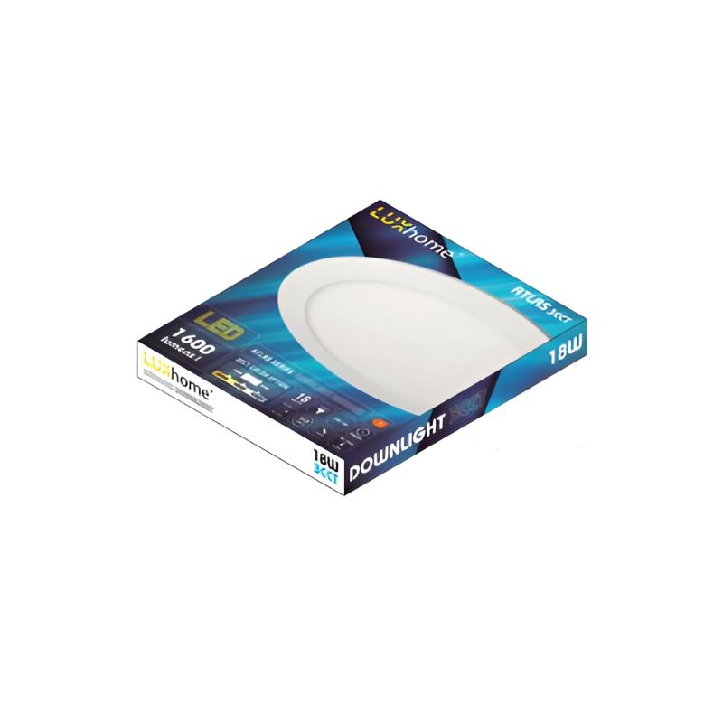 Downlight ATLAS Encrastado Branco Redondo 3CCT 5W Lux Home - LG05266 - Image 3
