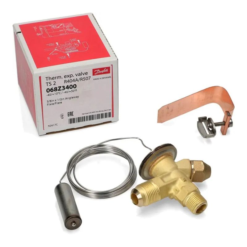 Válvula de Expansão Termostática, T 2, R404A/R507A Danfoss - 068Z3400