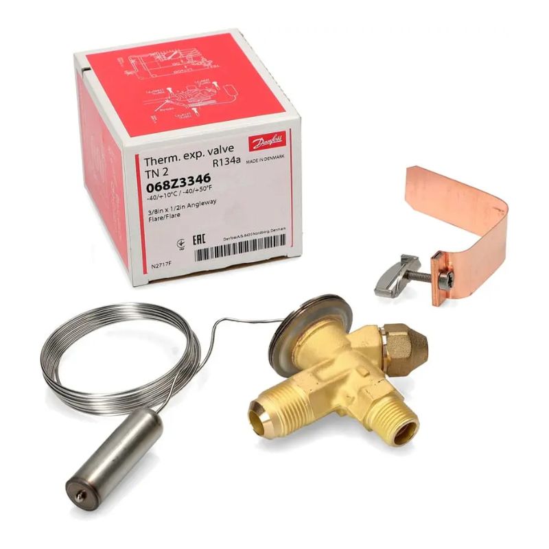 Válvula de Expansão Termostática, T 2, R134a/R513A Danfoss - 068Z3346