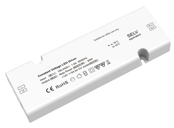 MOTAKO Fonte de Alimentação Slim com Fichas de Ligação 201881.160 12Vdc 60W