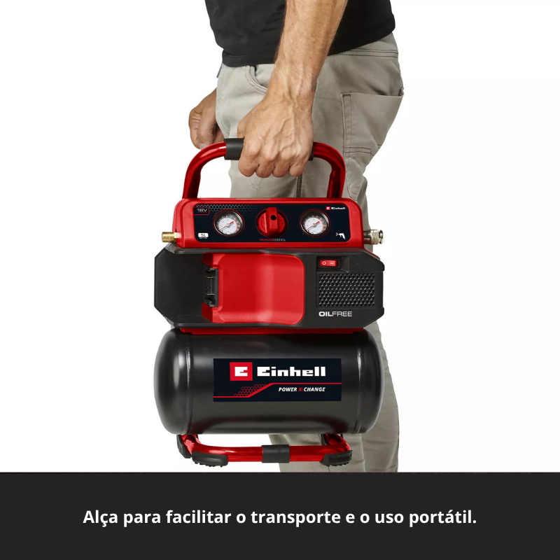 Einhell Compressor TE-AC 18/75 Li OF-Solo - Image 6