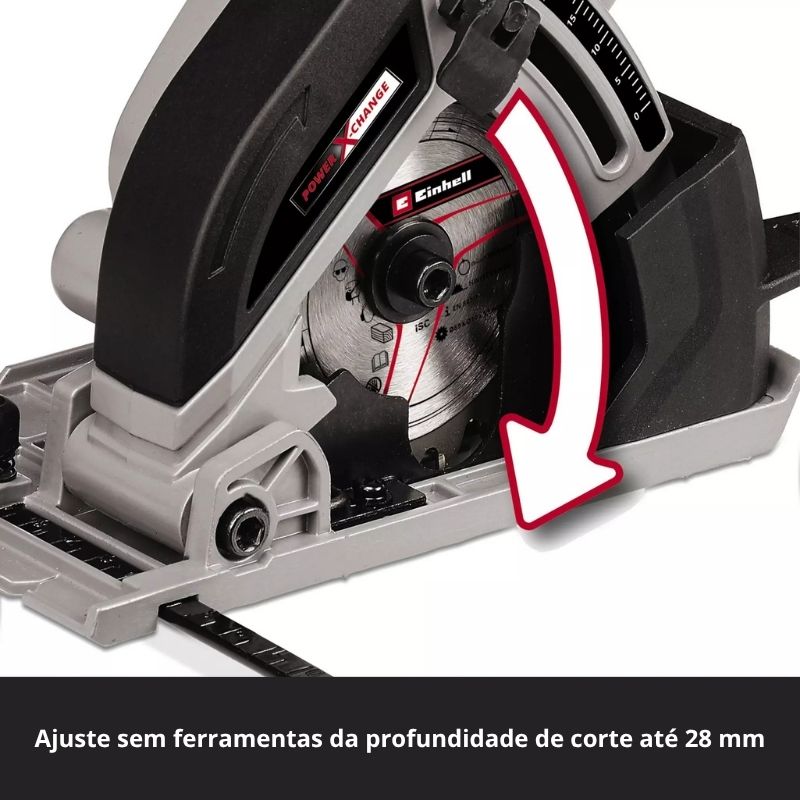 Einhell Mini Serra Circular TE-CS 18/89 Li - Solo - Image 5