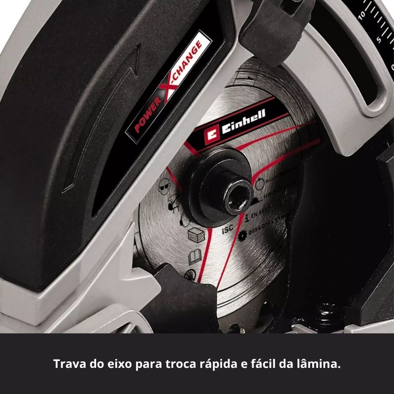 Einhell Mini Serra Circular TE-CS 18/89 Li - Solo - Image 7