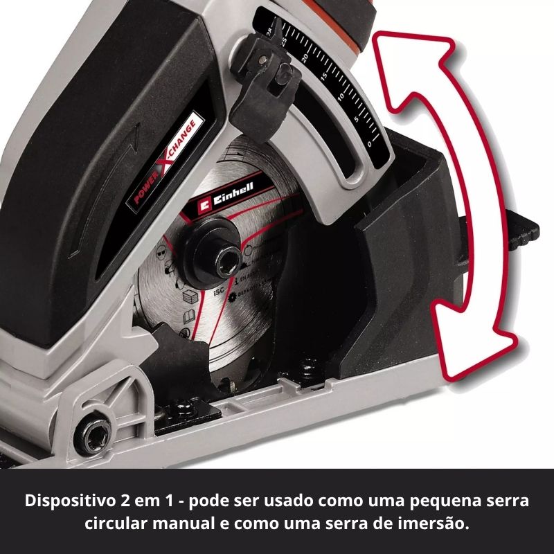 Einhell Mini Serra Circular TE-CS 18/89 Li - Solo - Image 8