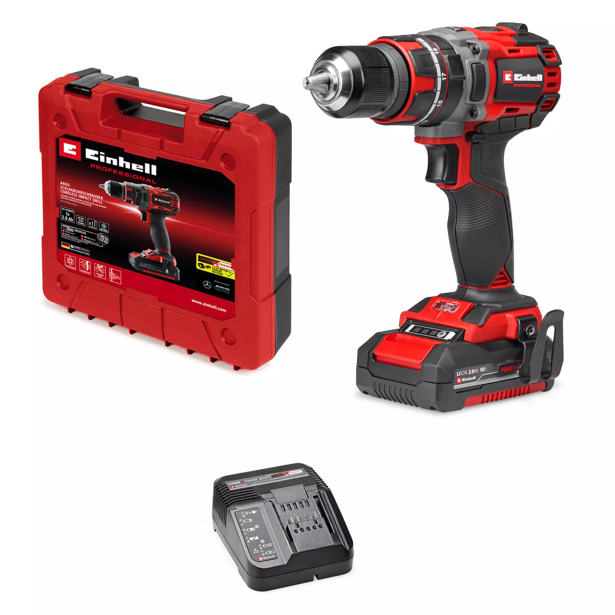 Einhell Berbequim Impacto S/Fio TP-CD 18/60 Li-i BL (1x2,0Ah)