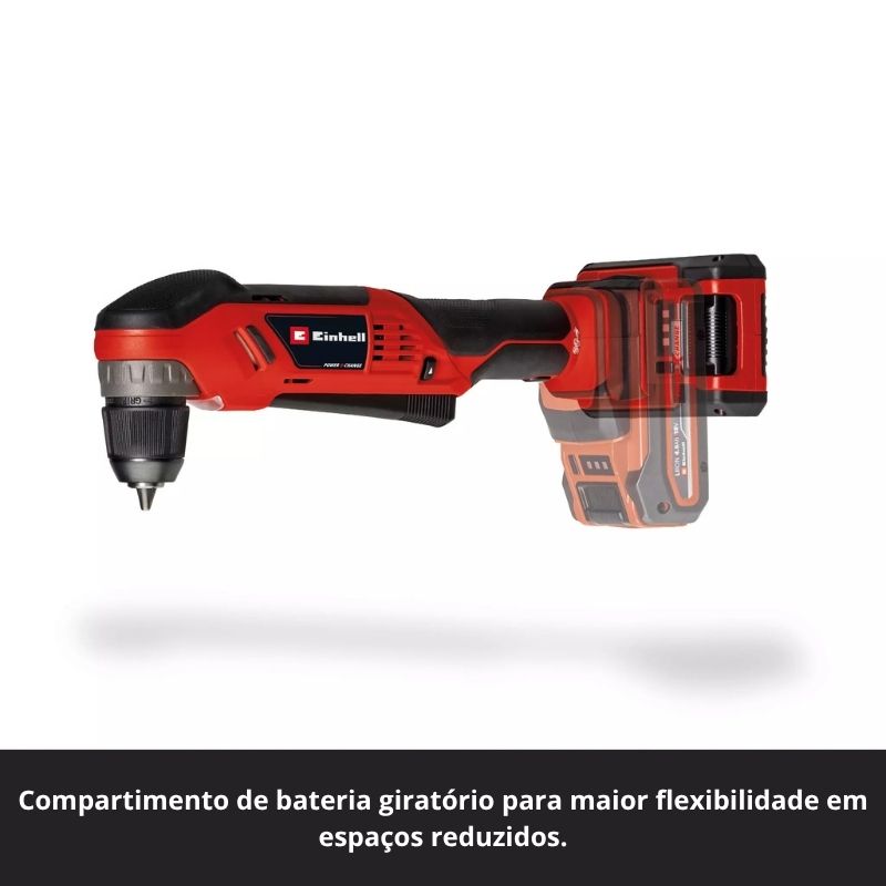 Einhell Berbequim Angular S/Fio TE-AD 18 Li - Solo - Image 6
