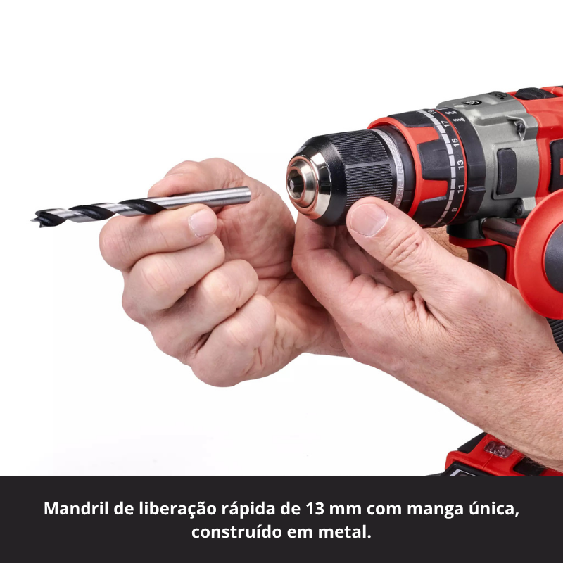 Einhell Berbequim Impacto S/Fio TTP-CD 18/80 Li-i BL (2x2,0Ah) - Image 10