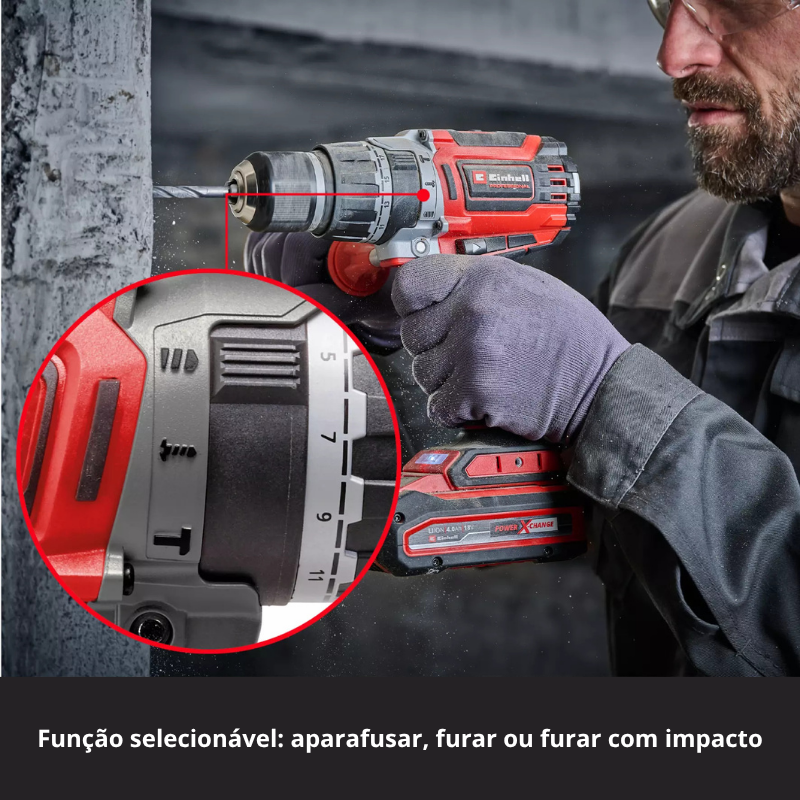 Einhell Berbequim Impacto S/Fio TP-CD 18/70 Li-i BL - Solo - Image 5