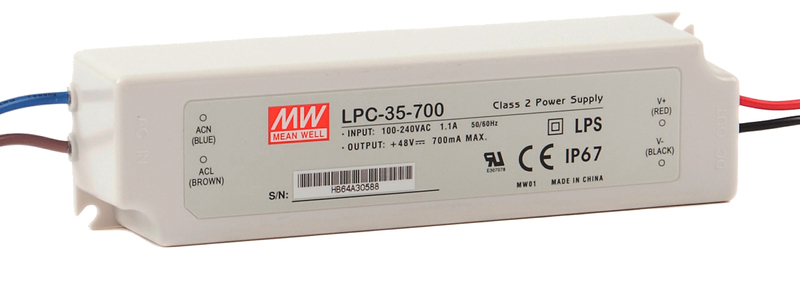 Drive CC Led Mean Well IP67 9-48Vdc 700mA LPC - Image 2
