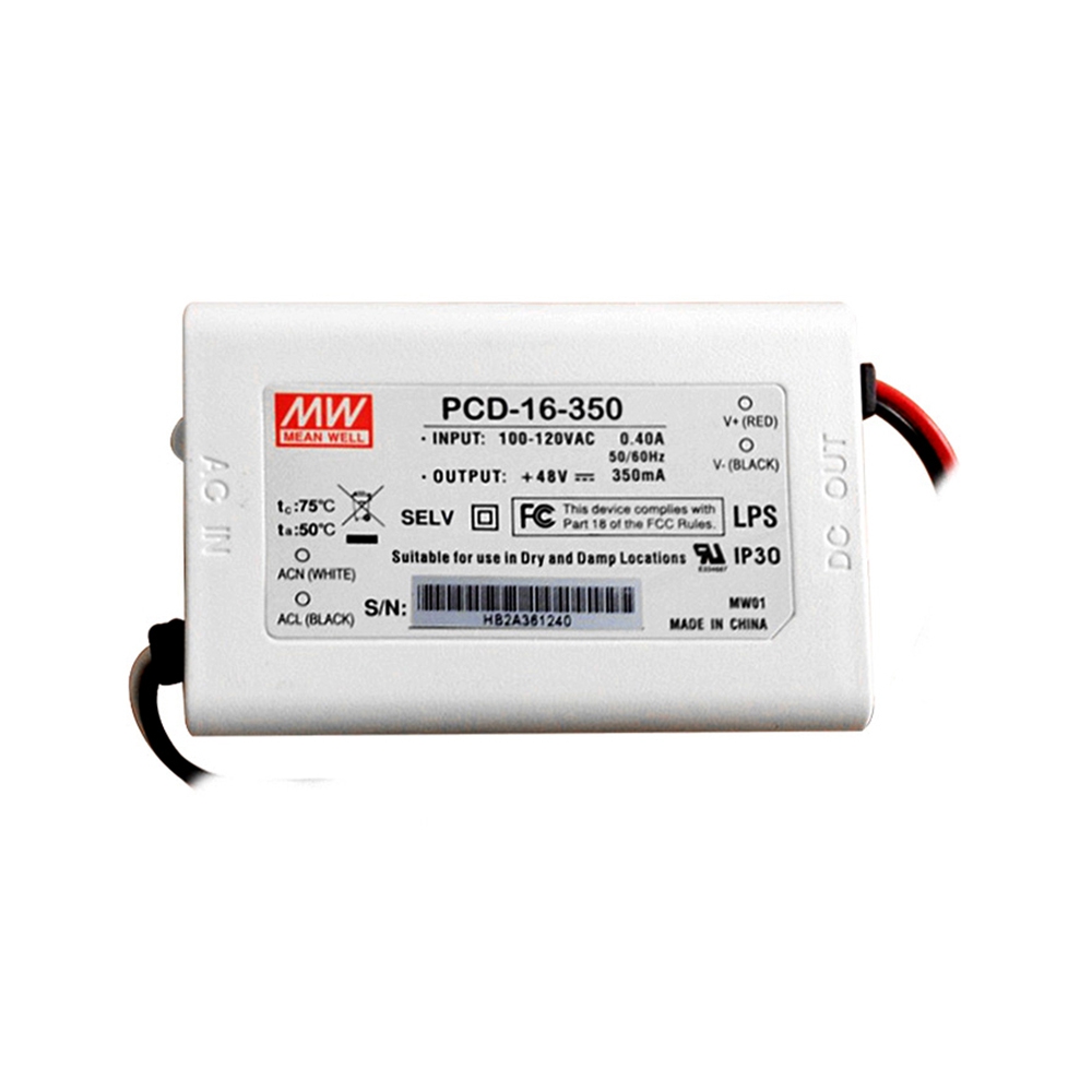 Motako Drive CC Dim. Triac Mean Well 350mA 24-48Vdc PCD