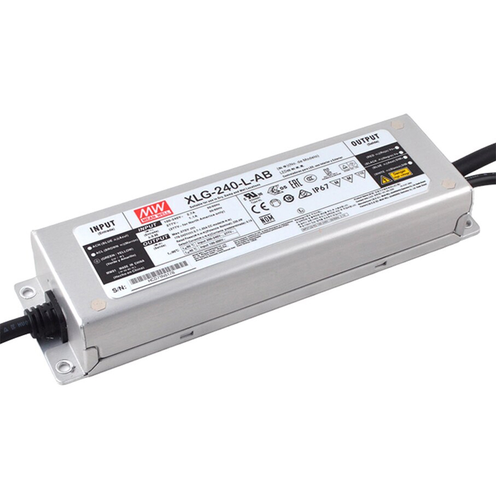 Motako Drive CC DIM. Led Mean Well IP67 178-342Vdc 350-1050mA XLG-240-L AB