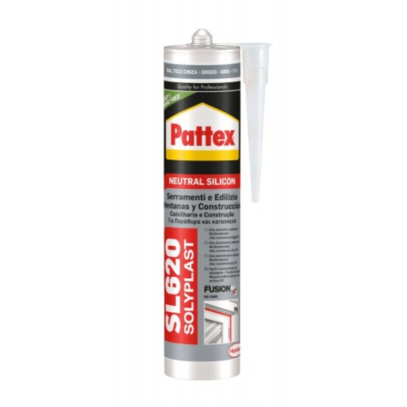 Pattex SL620 - Silicone Cinza Ral 7022 300 ml Henkel