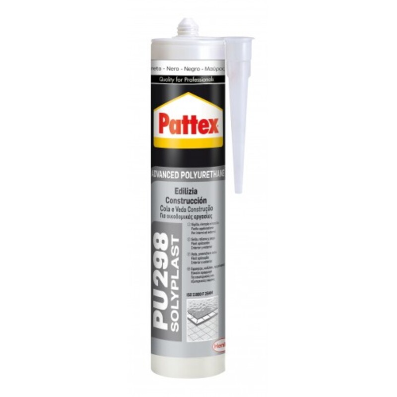 Pattex PU298 - Cola e Veda Construção Preto 300 ml Henkel