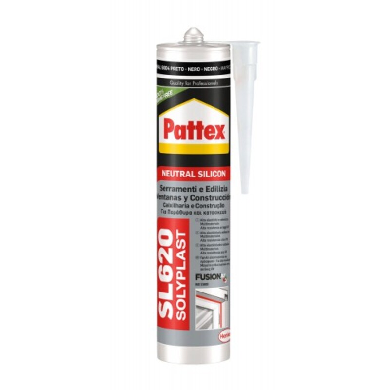 Pattex SL620 - Silicone Preto R9004 300 ml Henkel