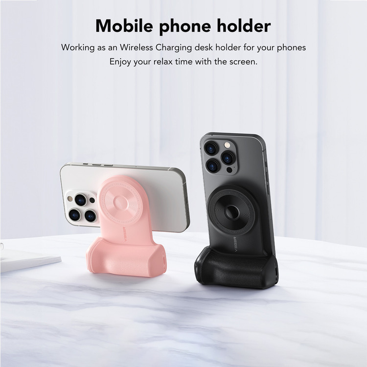 Power Bank VEGER 5000mAh com Carregamento Sem Fios 5W Preto - Image 2